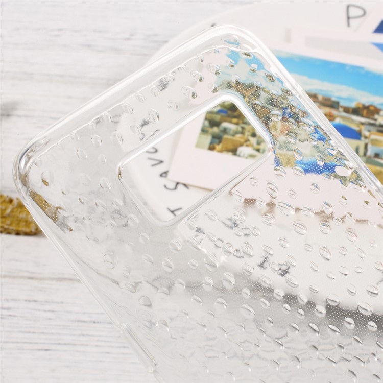 Raindrop Design Soft TPU Case Cover for Samsung Galaxy S8 - Transparent-3