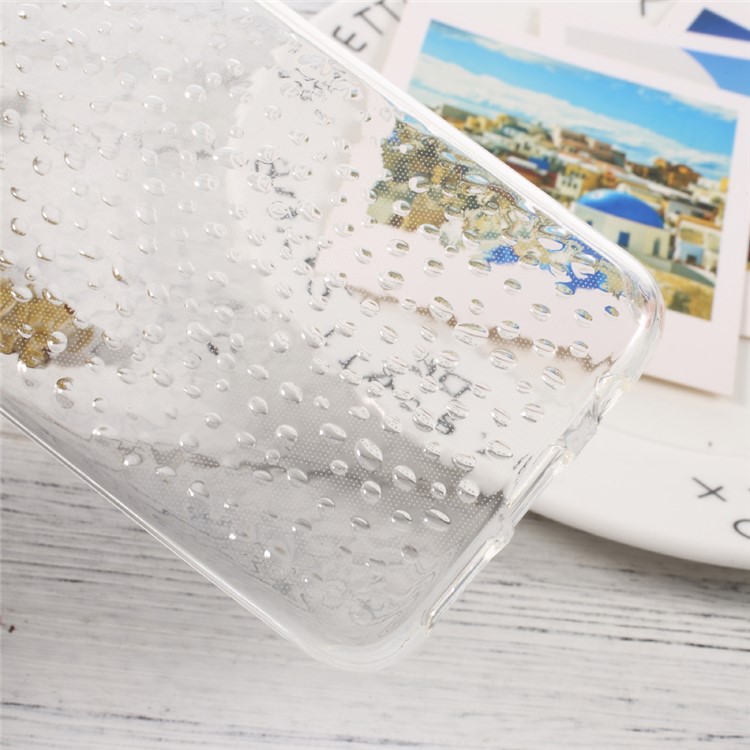 Raindrop Design Soft TPU Case Cover for Samsung Galaxy S8 - Transparent-4