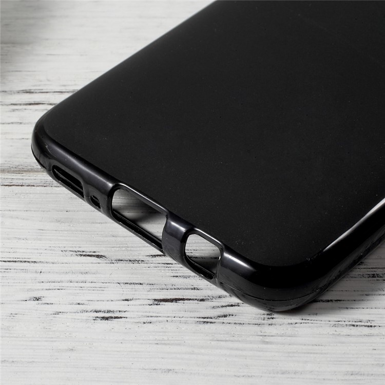 Matte Skin TPU Phone Cover Case for Samsung Galaxy S8 - Black-6
