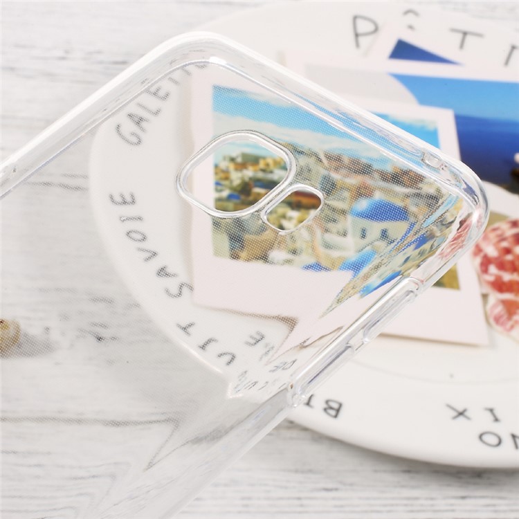 Anti-watermark Transparent TPU Mobile Phone Back Case for Samsung Galaxy C5 Pro-4