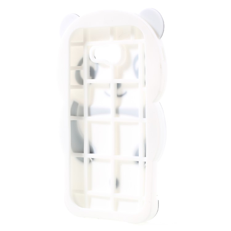 3D Cute Panda Silicone Case Cover for Samsung Galaxy A3 (2017) - Black-3