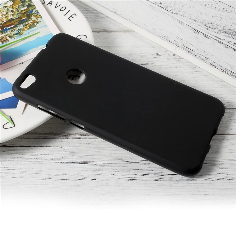 Matte Anti-fingerprint Soft TPU Case for Huawei P8 Lite (2017) / Honor 8 Lite - Black-3