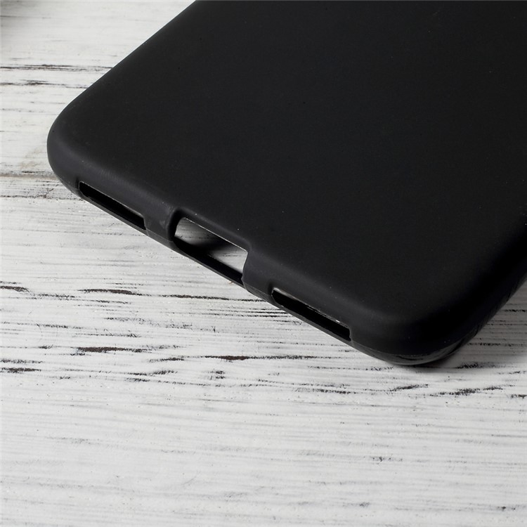 Matte Anti-fingerprint Soft TPU Case for Huawei P8 Lite (2017) / Honor 8 Lite - Black-5