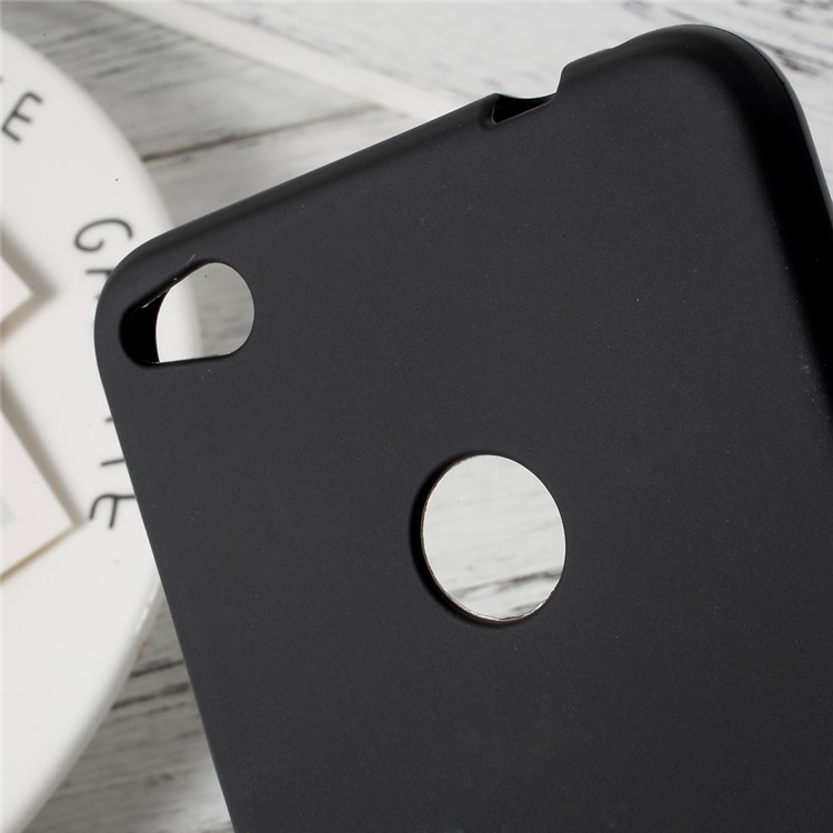 Matte Anti-fingerprint Soft TPU Case for Huawei P8 Lite (2017) / Honor 8 Lite - Black-6