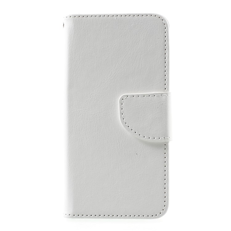 

Crazy Horse Leather Wallet Cover for Samsung Galaxy A3 (2017) - White