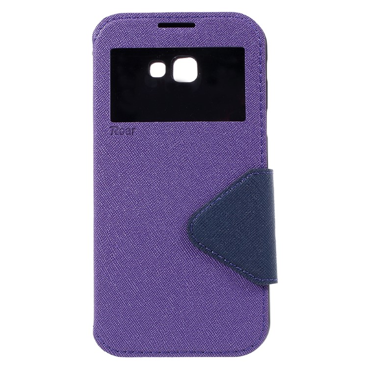 

ROAR KOREA View Window Leather Phone Cover for Samsung Galaxy A5 (2017) A520 - Purple