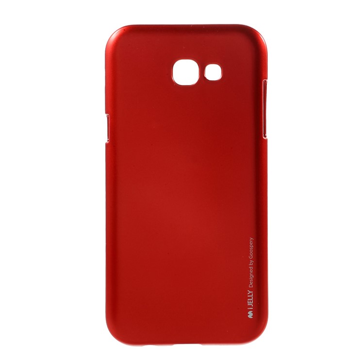 

MERCURY GOOSPERY i JELLY Metallic TPU Cell Phone Cover for Samsung Galaxy A7 (2017) - Red
