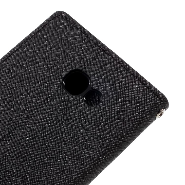 MERCURY GOOSPERY Fancy Diary Wallet Leather Mobile Case for Samsung Galaxy A7 (2017) A720 - Black-8