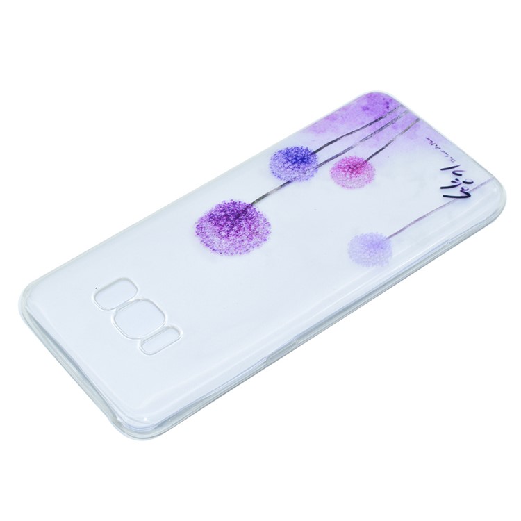 Pattern Printing TPU Shell Cover for Samsung Galaxy S8 - Dandelion Pattern-4