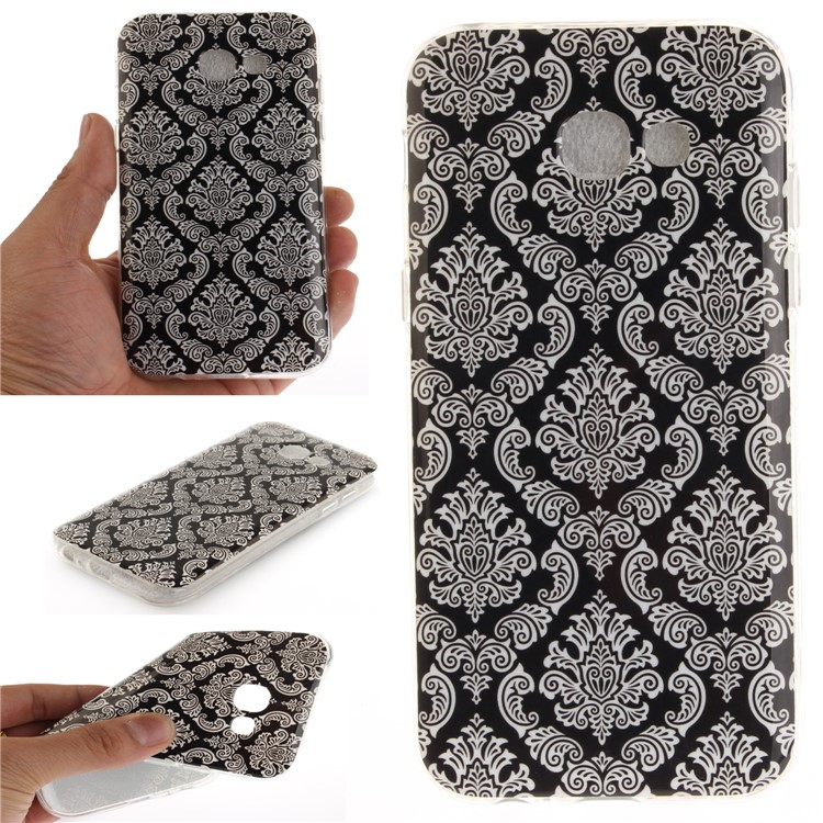 

Pattern Printing IMD TPU Mobile Phone Case for Samsung Galaxy A3 (2017) - Damask Flowers