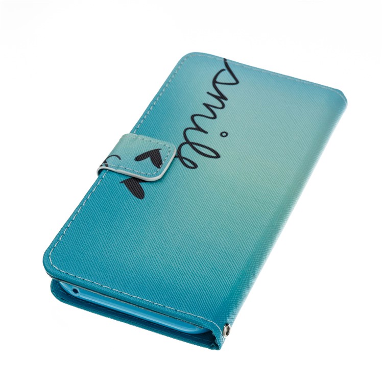 Pattern Printing Wallet Leather Stand Cover for Samsung Galaxy A5 (2017) - SMILE Pattern-4