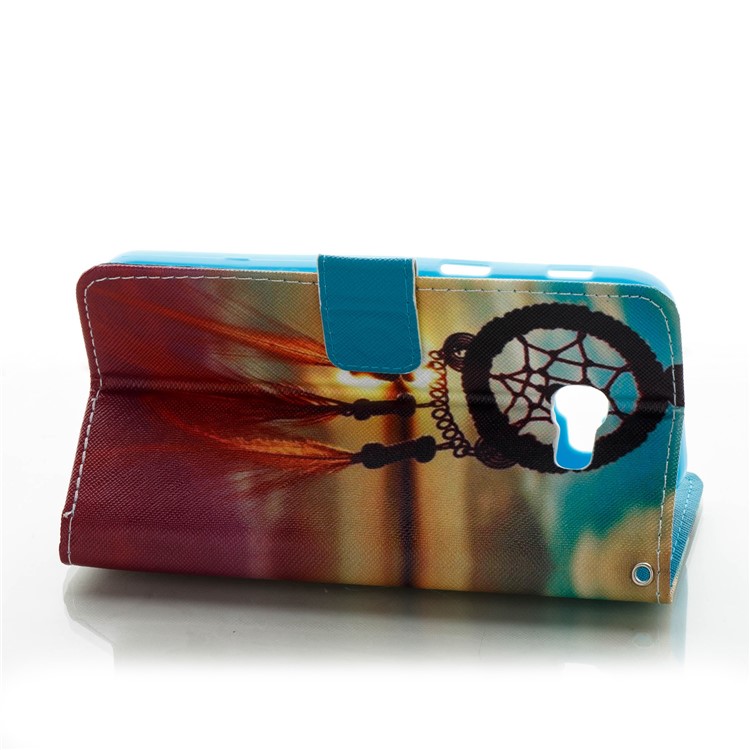 Pattern Printing Stand Leather Wallet Case for Samsung Galaxy A5 (2017) - Sunset Dream Catcher-2