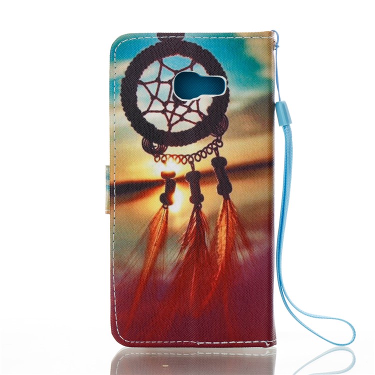 Pattern Printing Stand Leather Wallet Case for Samsung Galaxy A5 (2017) - Sunset Dream Catcher-6