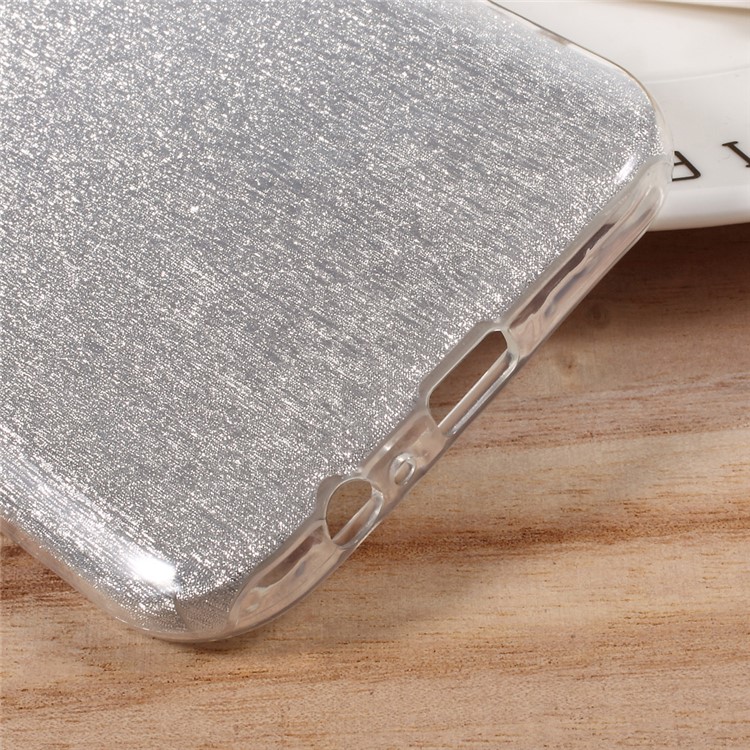 Glittery TPU + PC Hybrid Phone Case for Samsung Galaxy A5 (2017) SM-A520F - Silver-5