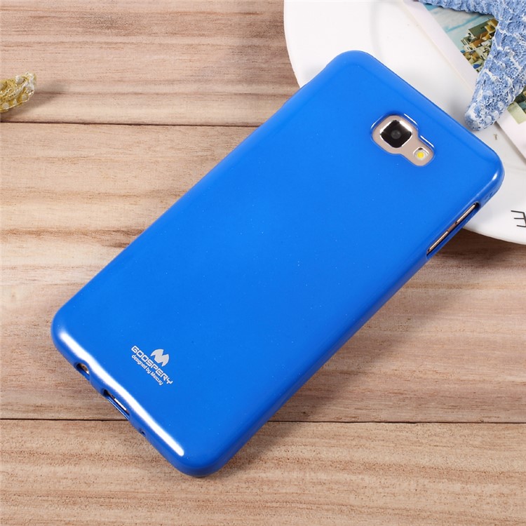 

MERCURY GOOSPERY Glittery TPU Mobile Case for Samsung Galaxy J7 Prime/On7 2016 - Blue