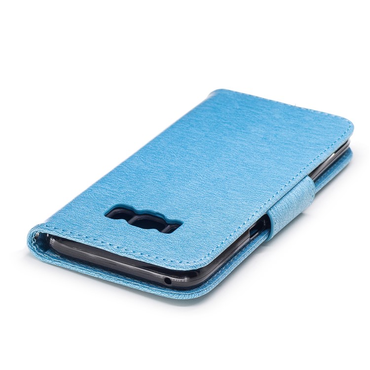Para Samsung Galaxy S8 Suporte de bolsa de couro para ursinho impresso - Bebê azul-7
