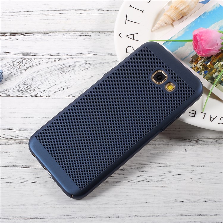 

Hollow Mesh PC Case Accessory for Samsung Galaxy A5 (2017) A520 - Dark Blue