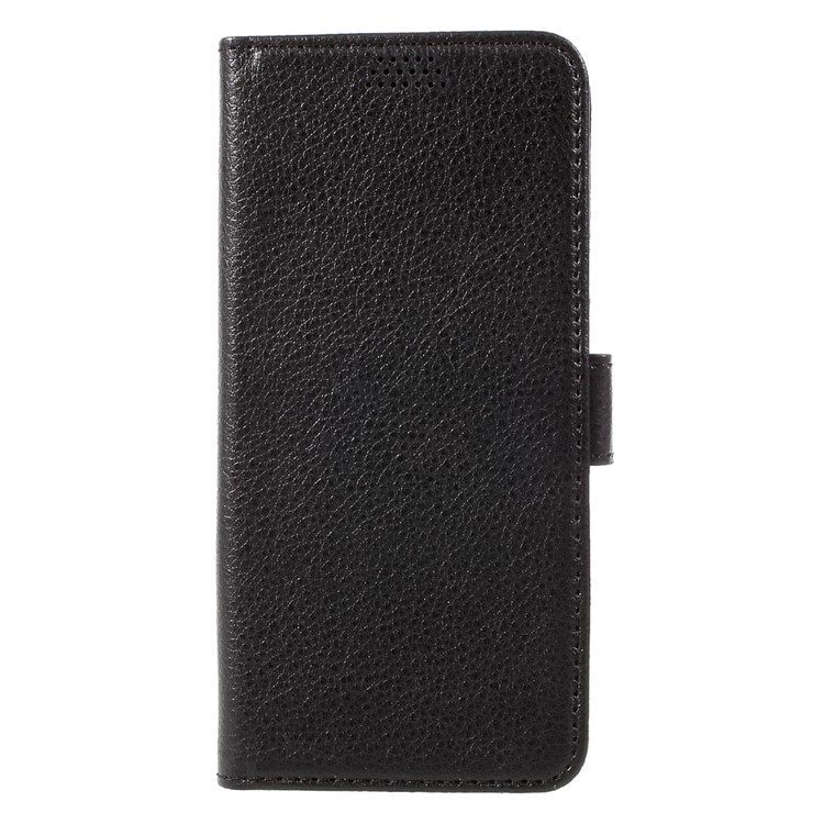 Litchi Texture Leather Wallet Phone Case for Samsung Galaxy S8 - Black-3
