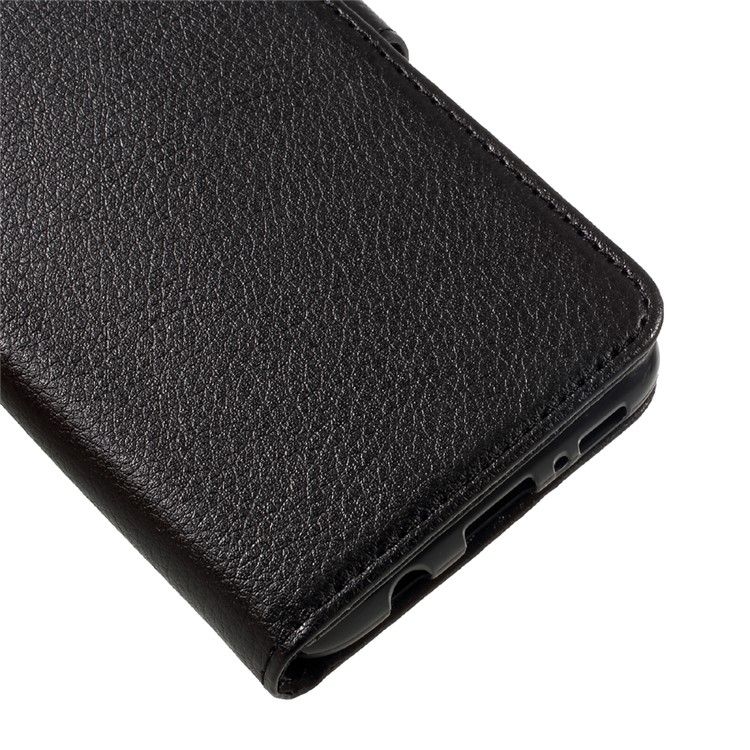 Litchi Texture Leather Wallet Phone Case for Samsung Galaxy S8 - Black-7