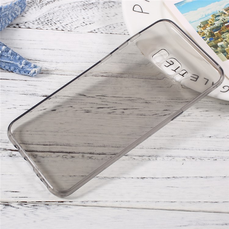 Clear TPU Protection Phone Case for Samsung Galaxy S8 Plus - Grey-2