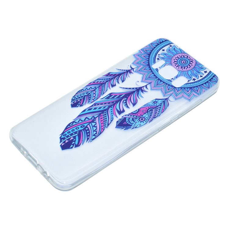 Patterned TPU Phone Case for Samsung Galaxy S8 Plus - Tribal Dreamcatcher-2