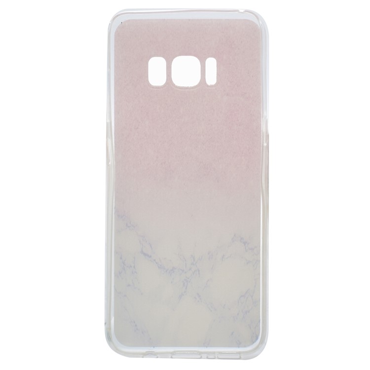 Patterned TPU Phone Accessory Case for Samsung Galaxy S8 Plus - Glitter and Marble Pattern-4