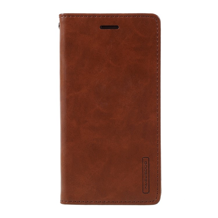 

MERCURY GOOSPERY Blue Moon Leather Mobile Case Wallet for Samsung Galaxy J5 Prime/On5 2016 - Brown