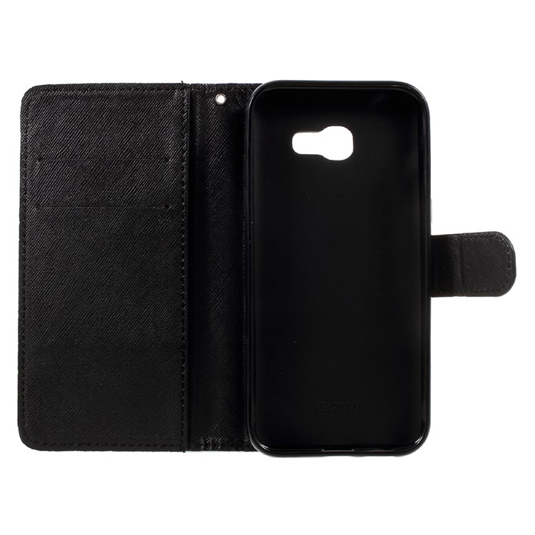 Pattern Printing Wallet Leather Stand Case for Samsung Galaxy A5 (2017) A520 - Panda Pattern-11