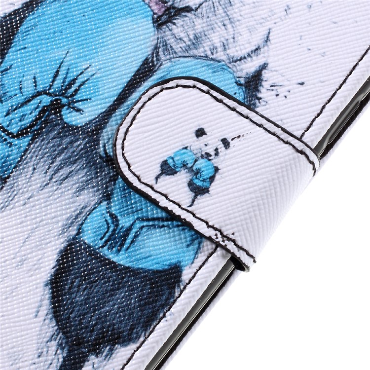 Pattern Printing Wallet Leather Stand Case for Samsung Galaxy A5 (2017) A520 - Panda Pattern-9