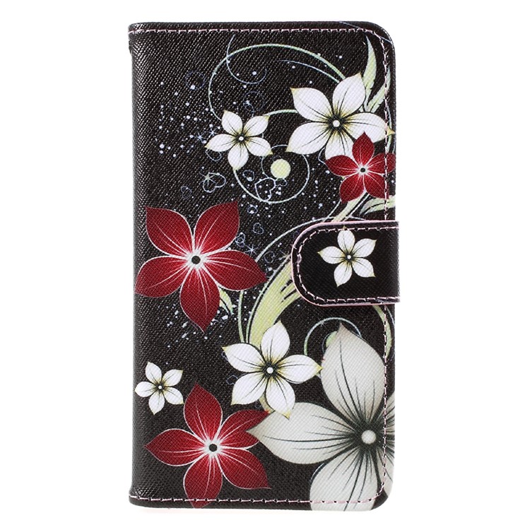 

Pattern Printing Wallet Leather Mobile Phone Case for Samsung Galaxy A5 (2017) A520 - Flowers Pattern, Galaxy A5 (2017)