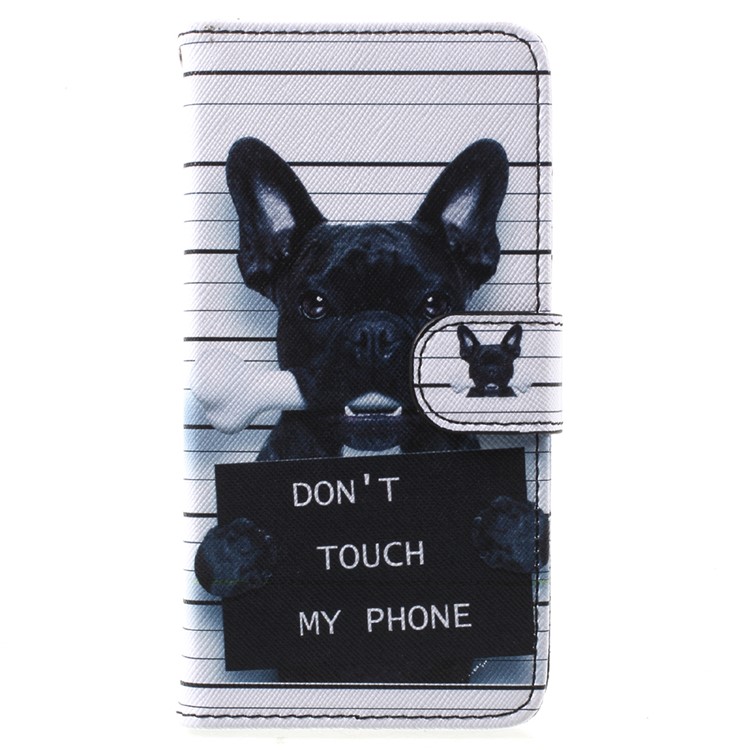 

Patterned Wallet Leather Stand Cover for Samsung Galaxy A5 (2017) A520 - Bad Dog