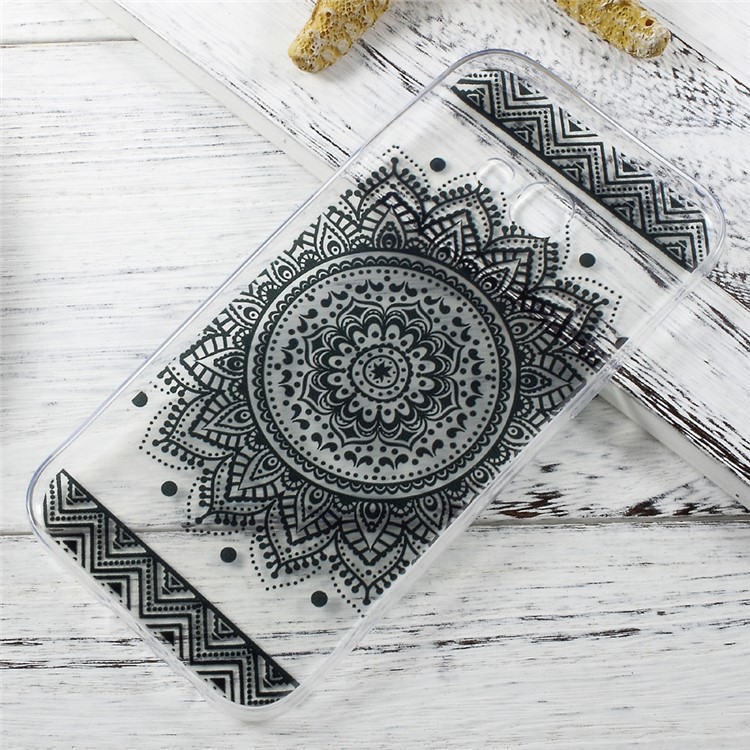 Ultra Thin Patterned TPU Cellphone Cover for Samsung Galaxy A3 (2017) - Mandala Pattern-5