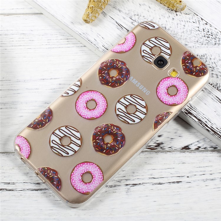 

Ultra Thin Pattern Printing TPU Gel Case for Samsung Galaxy A3 (2017) - Doughnuts, Galaxy A3 (2017)