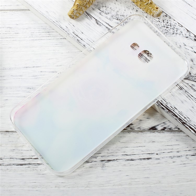 For Samsung Galaxy A5 (2017) A520 Patterned Clear TPU Case Mobile Accessory - Beautiful Roses-4