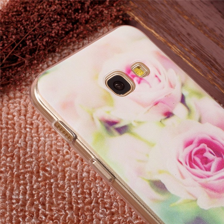 Ultra Thin Patterned TPU Protective Case for Samsung Galaxy A5 (2017) SM-A520F - Beautiful Roses-4