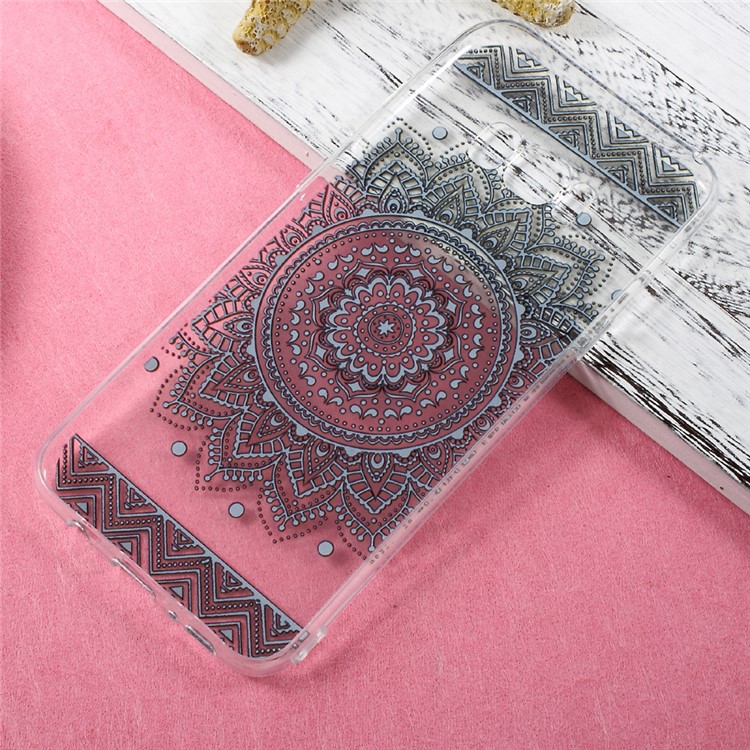 Thin Patterned TPU Phone Cover for Samsung Galaxy S8 Plus - Mandala Pattern-4