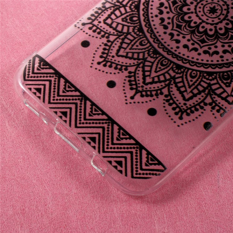 Thin Patterned TPU Phone Cover for Samsung Galaxy S8 Plus - Mandala Pattern-5