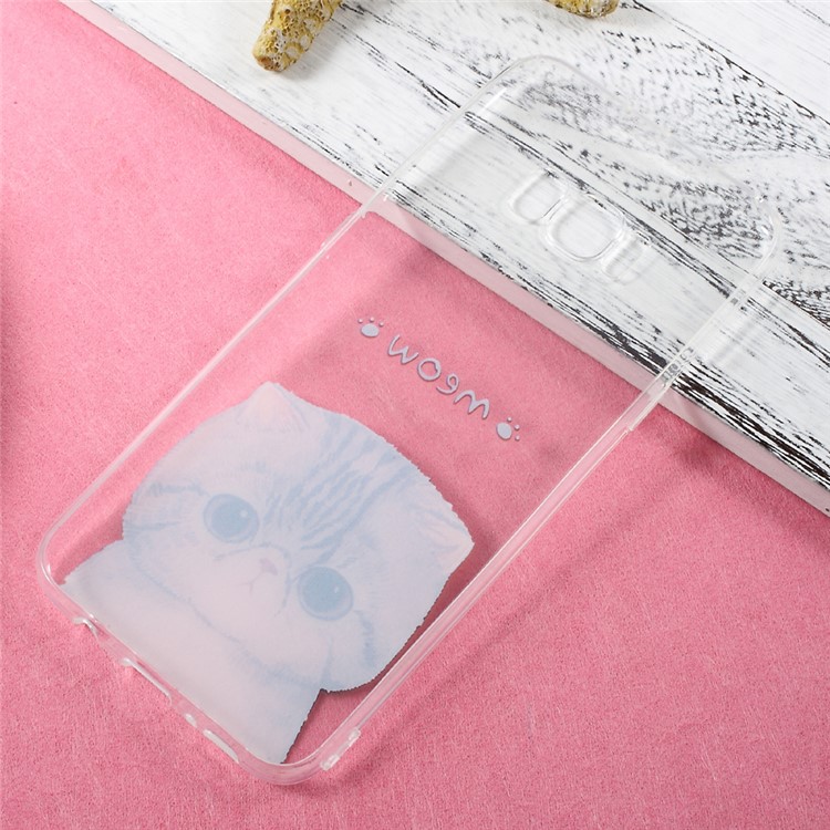 Ultra Thin Patterned TPU Cover Case for Samsung Galaxy S8 Plus - Cat Meow-4