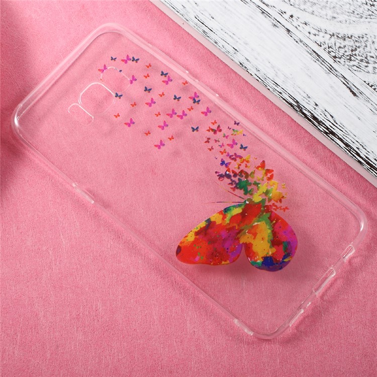 Ultra Thin Patterned TPU Skin Case for Samsung Galaxy S8 Plus - Pretty Butterflies-2