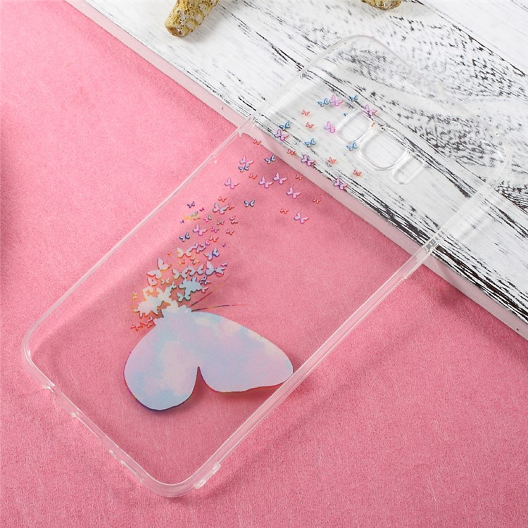 Ultra Thin Patterned TPU Skin Case for Samsung Galaxy S8 Plus - Pretty Butterflies-4