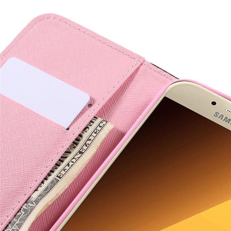 Pattern Printing Leather Wallet Case for Samsung Galaxy A5 (2017) SM-A520F - Butterflies Pattern-10