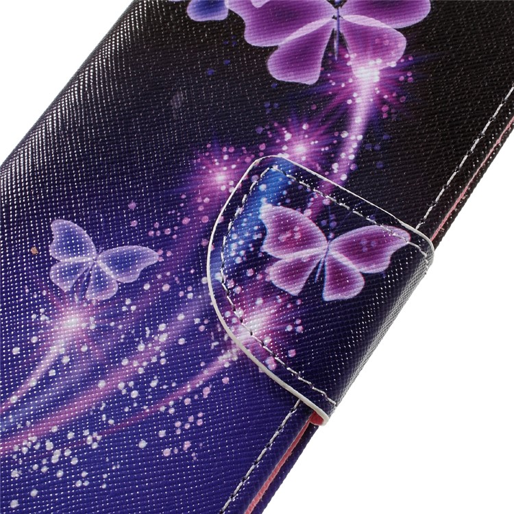 Pattern Printing Leather Wallet Case for Samsung Galaxy A5 (2017) SM-A520F - Butterflies Pattern-9