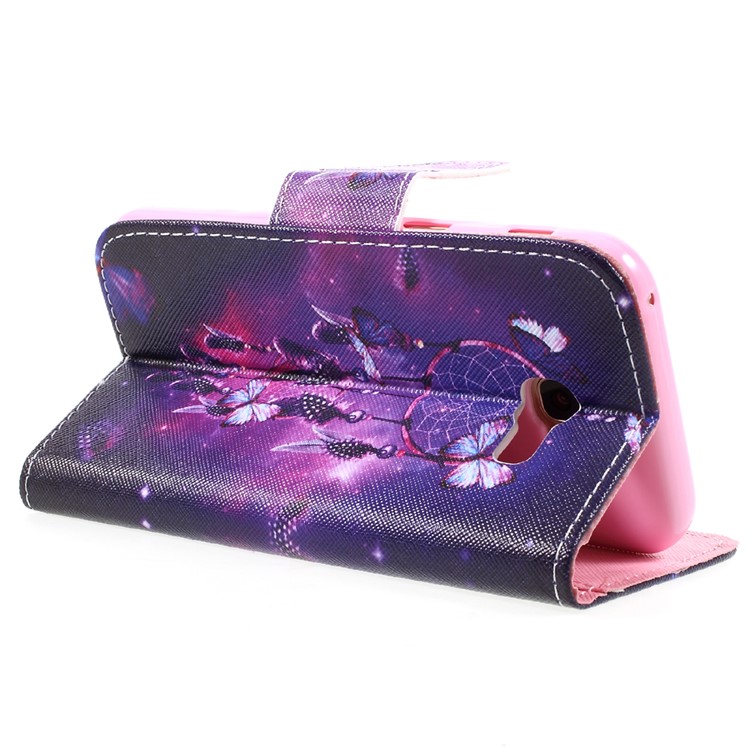 Pattern Printing Wallet Leather Stand Case for Samsung Galaxy A5 (2017) SM-A520F - Dream Catcher-5