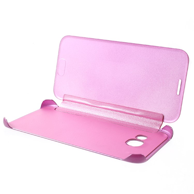 Invisible View Leather Phone Shell for Samsung Galaxy A5 (2017) SM-A520F - Pink-6