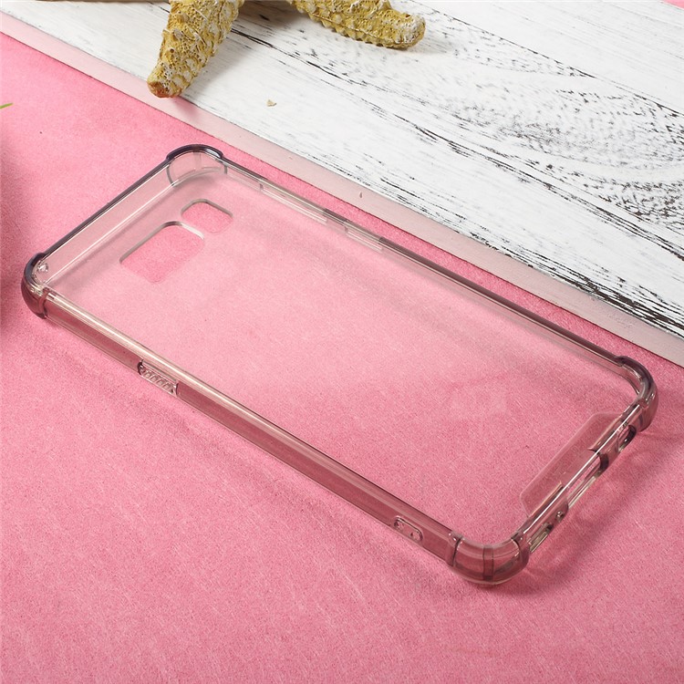 Scratch-proof PC + Anti-yellowing Bayer 3695 TPU Hybrid Cover for Samsung Galaxy S8 Plus - Grey-3