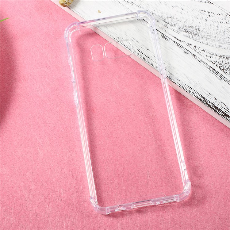 Scratch-proof PC + Anti-yellowing Bayer 3695 TPU Hybrid Back Case for Samsung Galaxy S8 Plus - Transparent-4