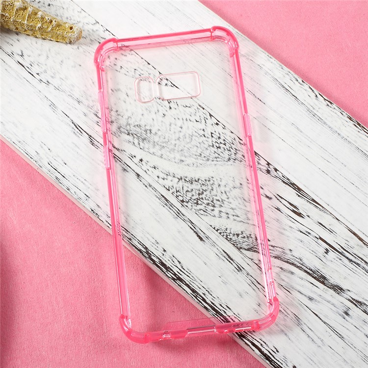 For Samsung Galaxy S8 Plus Hybrid Mobile Case (Scratch-proof PC + Anti-yellowing Bayer 3695 TPU) - Rose-4