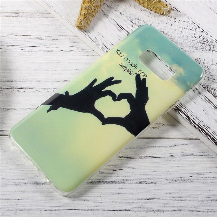 For Samsung Galaxy S8 Patterned IMD TPU Case Accessory - You Made Me Complete-1