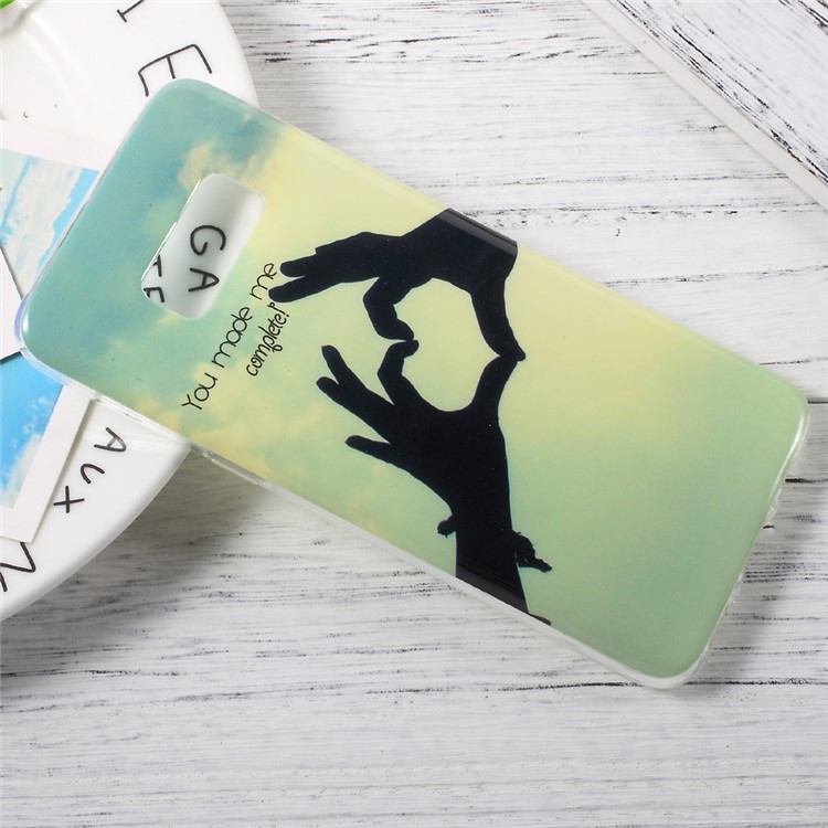 For Samsung Galaxy S8 Patterned IMD TPU Case Accessory - You Made Me Complete-3