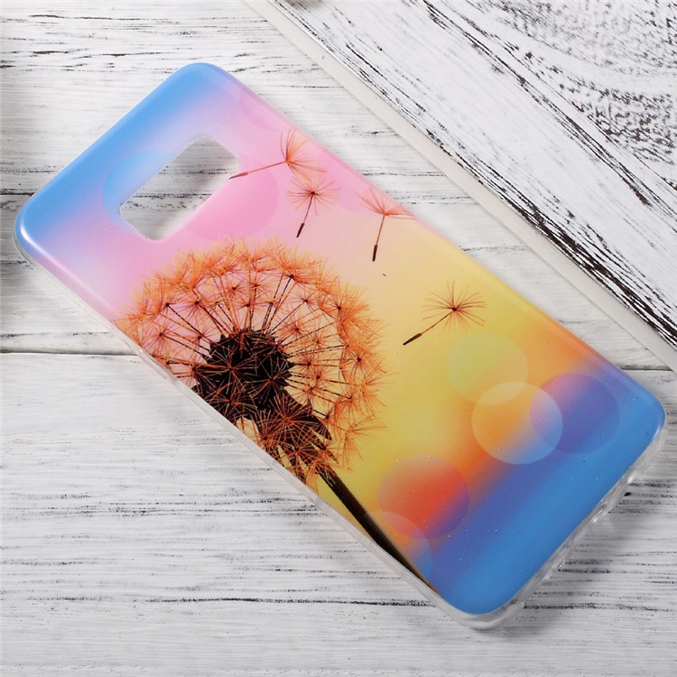 Glossy IMD TPU Mobile Shell Case for Samsung Galaxy S8 - Dandelion-2